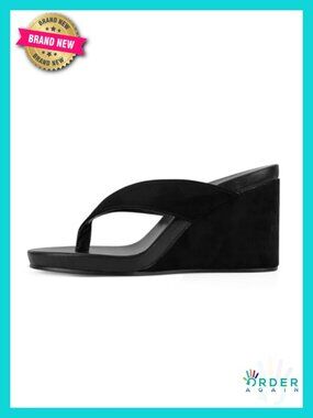 Wedge Heel Flip Flops for Women Comfort Lightweight Platform Thong Sandals